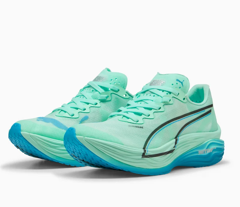 Puma Deviate Nitro Elite 3, Laufschuh, Damen, Mint Melt/ Speed Blue