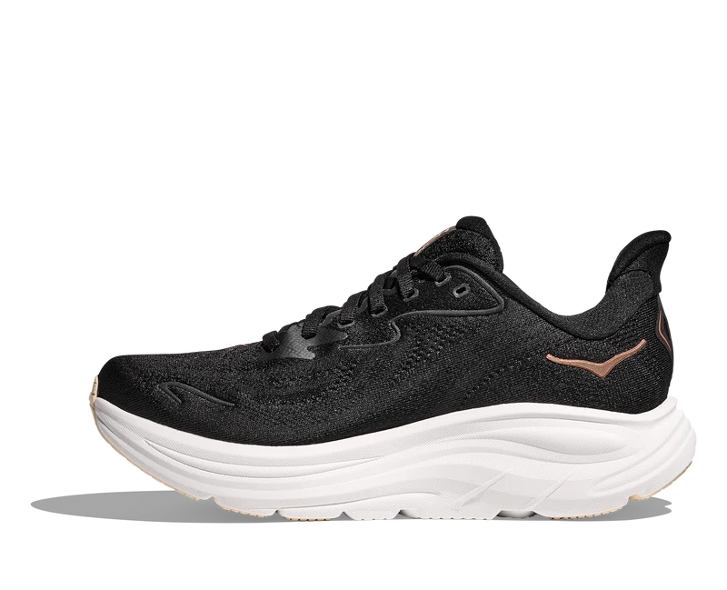 Hoka Clifton 10, Laufschuh, Damen, Black/Rose Gold