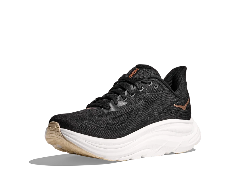 Hoka Clifton 10, Laufschuh, Damen, Black/Rose Gold
