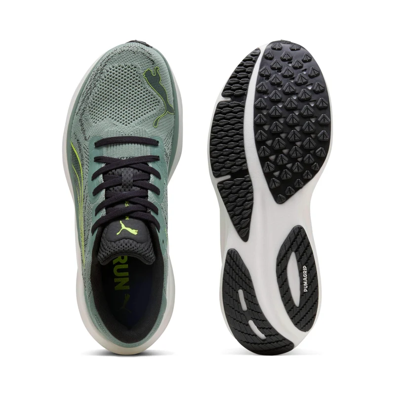 Puma Magnify NITRO 2, Laufschuhe, Herren, Green Moon/Yellow Alert