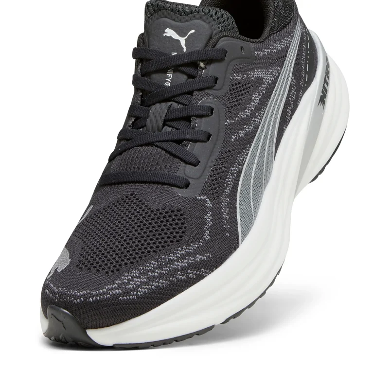 Puma Magnify NITRO 2, Laufschuhe, Herren, Puma Black/Puma White/Puma Silver