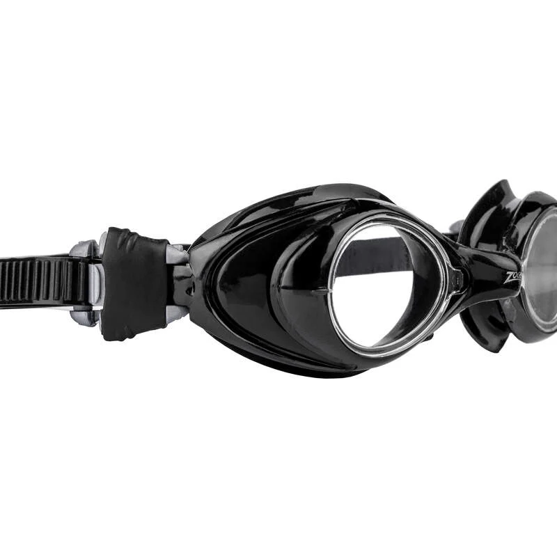 Zoggs Vision Neutral, Optische-Schwimmbrille, Black/Black/Clear