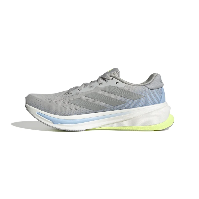 Adidas Supernova Rise 2, Laufschuh, Herren, Grey Two/Matte Silver/Hi-Res Yellow