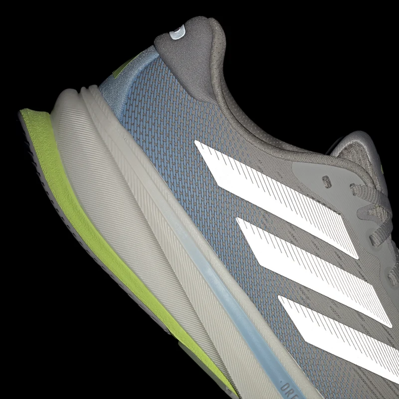 Adidas Supernova Rise 2, Laufschuh, Herren, Grey Two/Matte Silver/Hi-Res Yellow