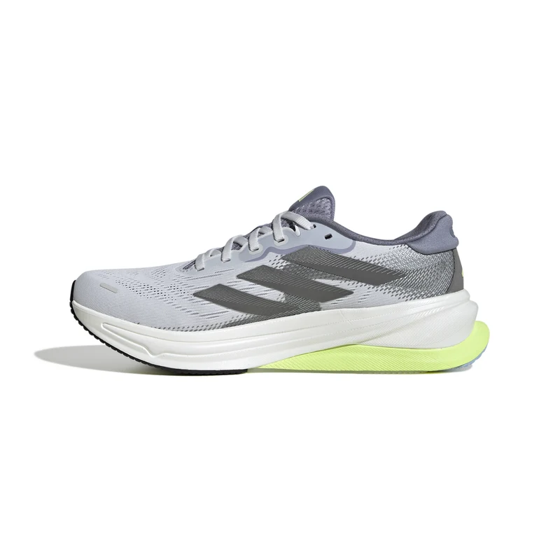 Adidas Supernova Solution 2, Laufschuh, Herren, Dash Grey/Iron Metallic/Hi-Res Yellow