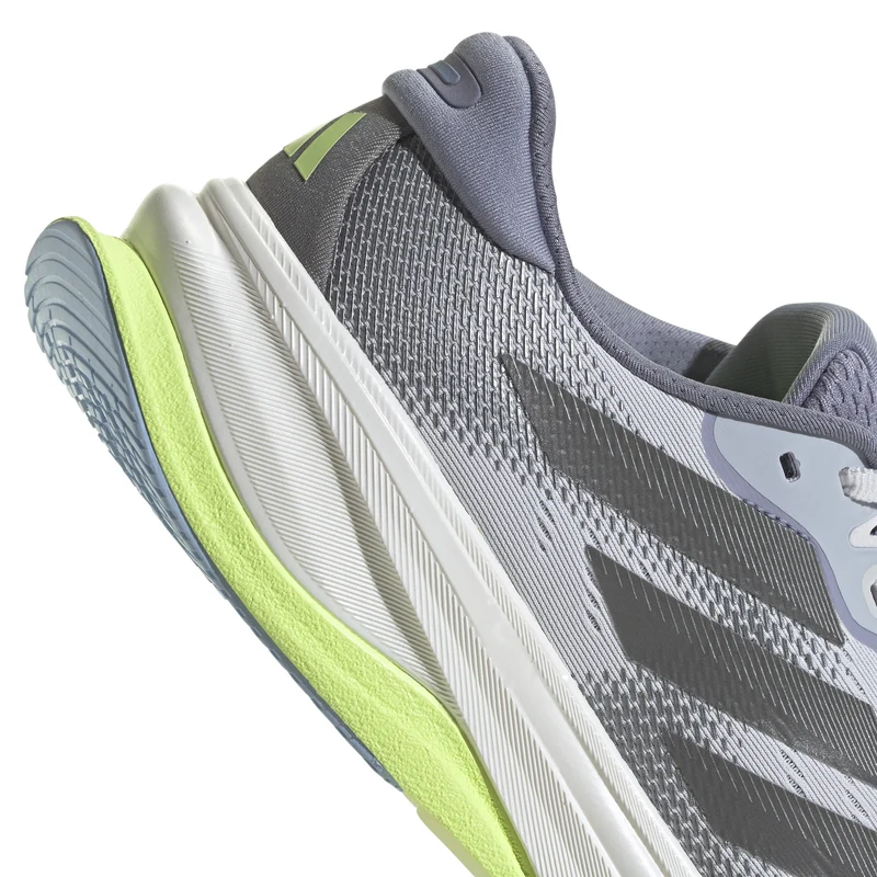Adidas Supernova Solution 2, Laufschuh, Herren, Dash Grey/Iron Metallic/Hi-Res Yellow