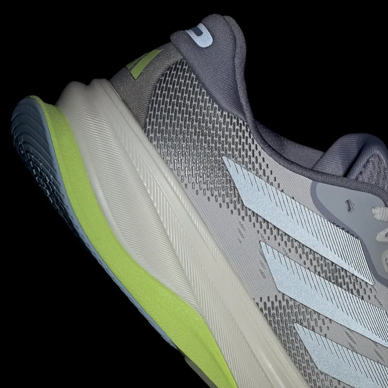 Adidas Supernova Solution 2, Laufschuh, Herren, Dash Grey/Iron Metallic/Hi-Res Yellow