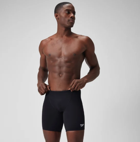 Speedo Eco Endurance+ Mid, Jammer, Herren, Schwarz