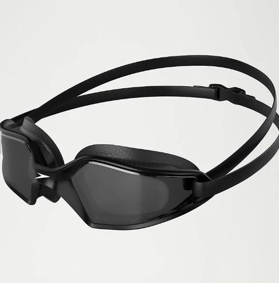 Speedo Hydropulse, Schwimmbrille, Black/Grey