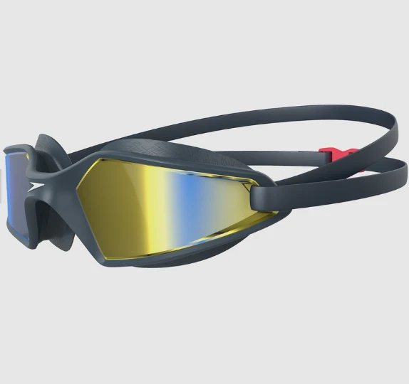 Speedo Hydropulse Mirror, Schwimmbrille, Navy/Blue