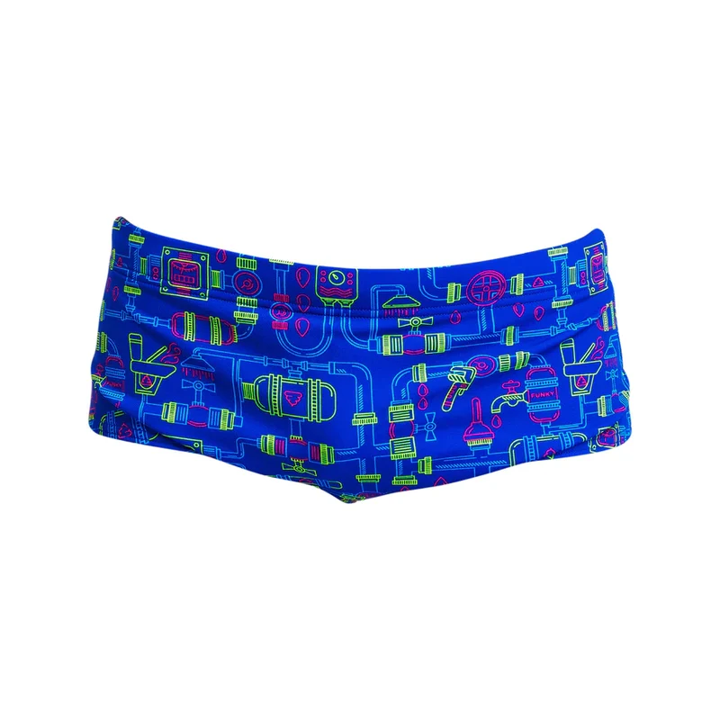 Way Funky, Funky Trunks, Eco Printed Trunks Backed Up, Badehose, Kinder