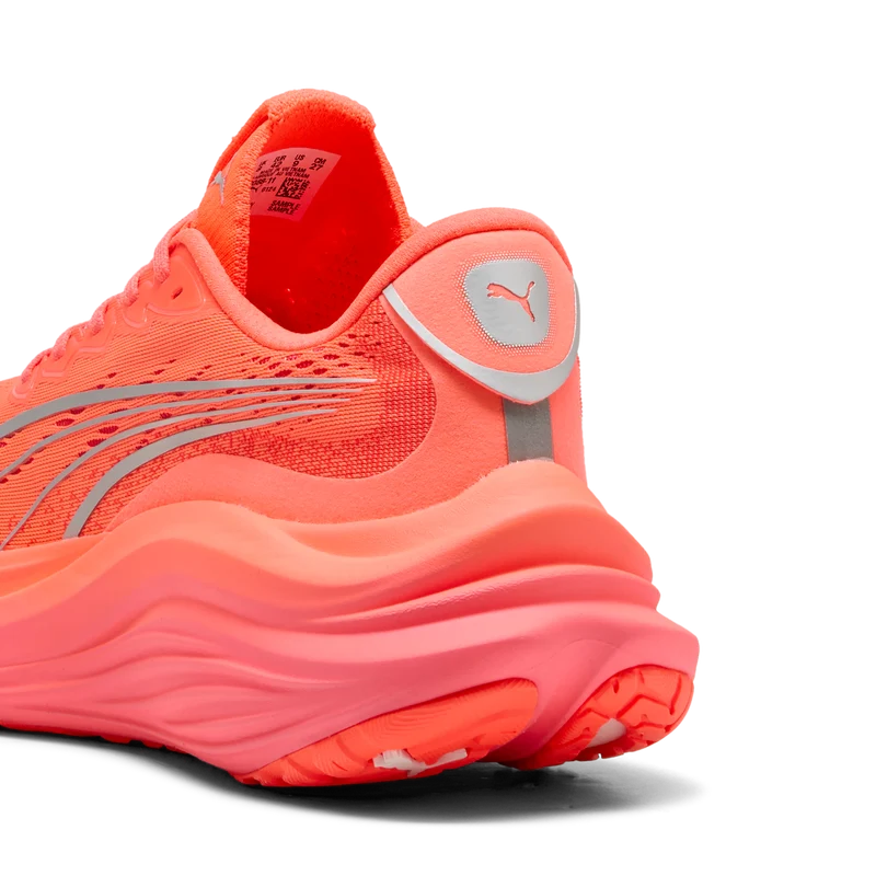 Puma MagMax Nitro, Laufschuh, Damen, Glowing Red-PUMA Silver