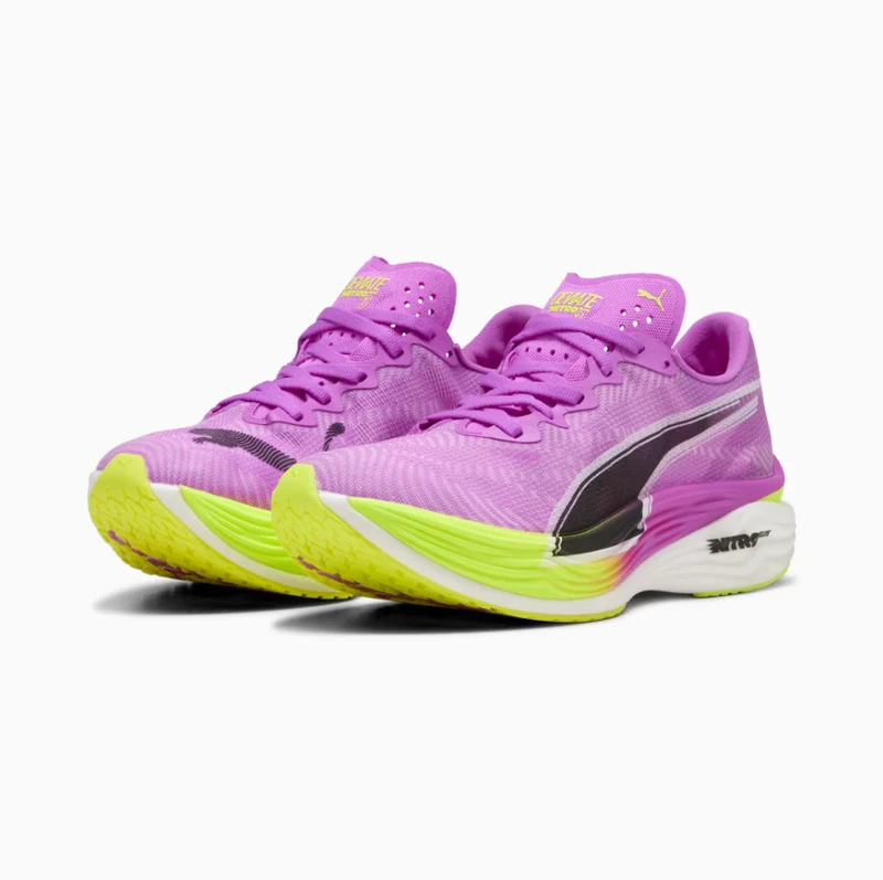 Puma Deviate Nitro Elite 3, Laufschuh, Damen, Pure Magenta/Yellow Alert