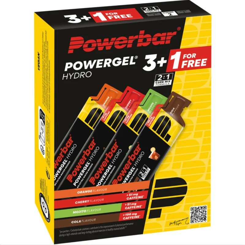 Powerbar Powergel Hydro, Multiflavour Pack 3+1
