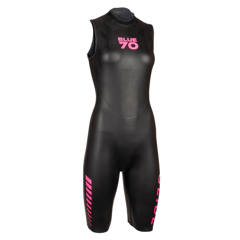 Blueseventy Glide Shorty, Neoprenanzug, schwarz/pink, Damen, 2025