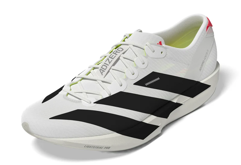 Adidas ADIZERO ADIOS 9, Laufschuh, Damen, Cloud White/Core Black/Lucid Red