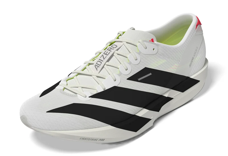 Adidas ADIZERO ADIOS 9, Laufschuh, Herren, Cloud White/Core Black/Silver Metallic