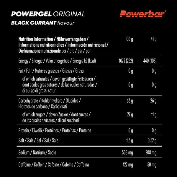 Powerbar Powergel Original, Black Currant