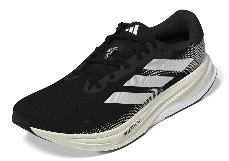 Adidas Supernova Solution 2, Laufschuh, Herren, Core Black/Cloud White/Core Black