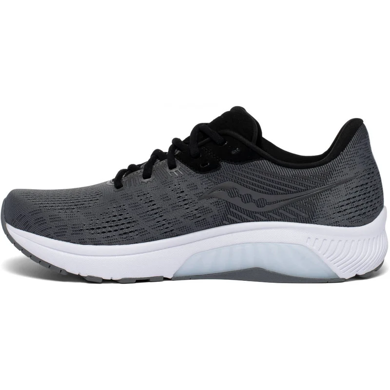 Saucony Guide 14, Herren, coal/vizigold, grau/gold