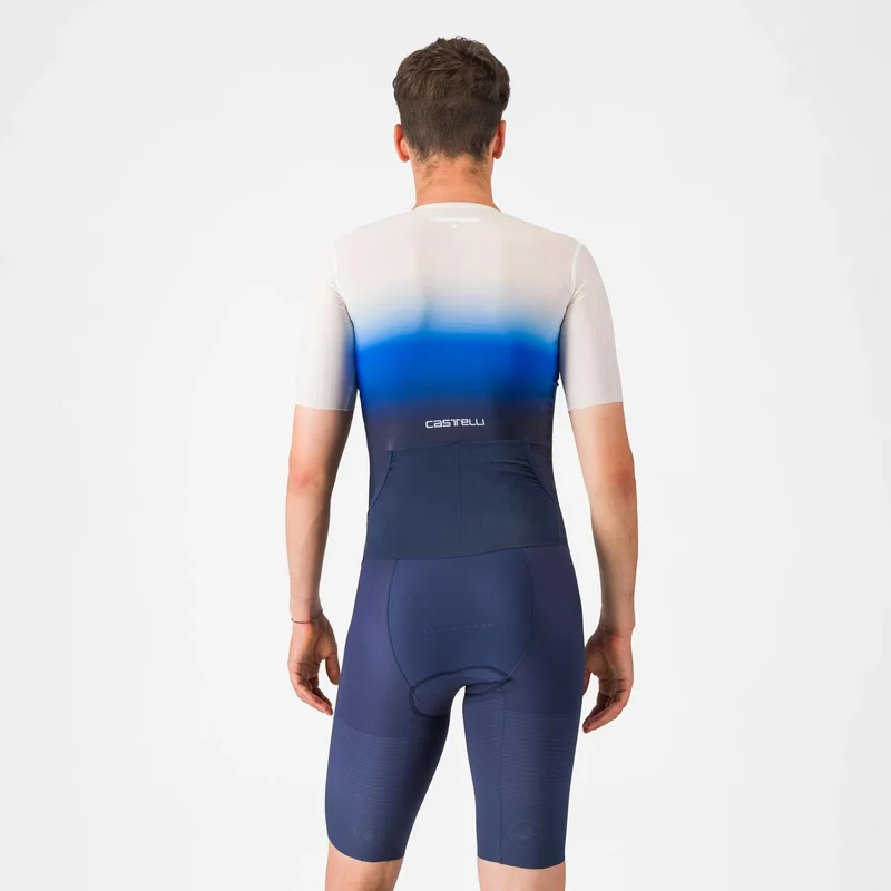 Castelli PR 2 Speed Suit Trisuit, Herren, Belgian Blue/White Azzurro Italia