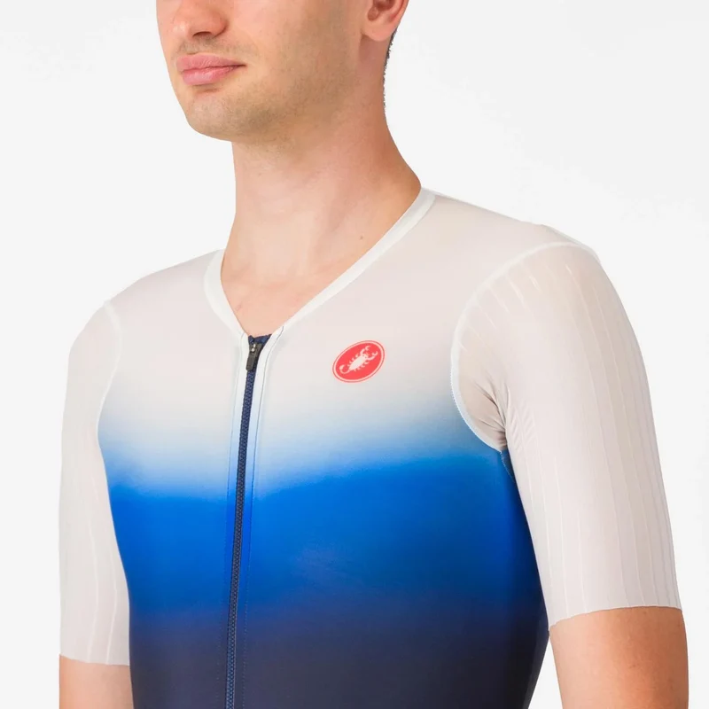 Castelli PR 2 Speed Suit Trisuit, Herren, Belgian Blue/White Azzurro Italia