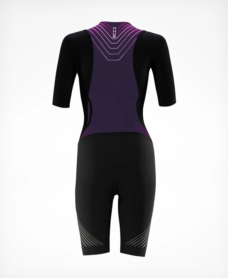 Huub Pinnacle TriSuit, Damen, Black/Grape