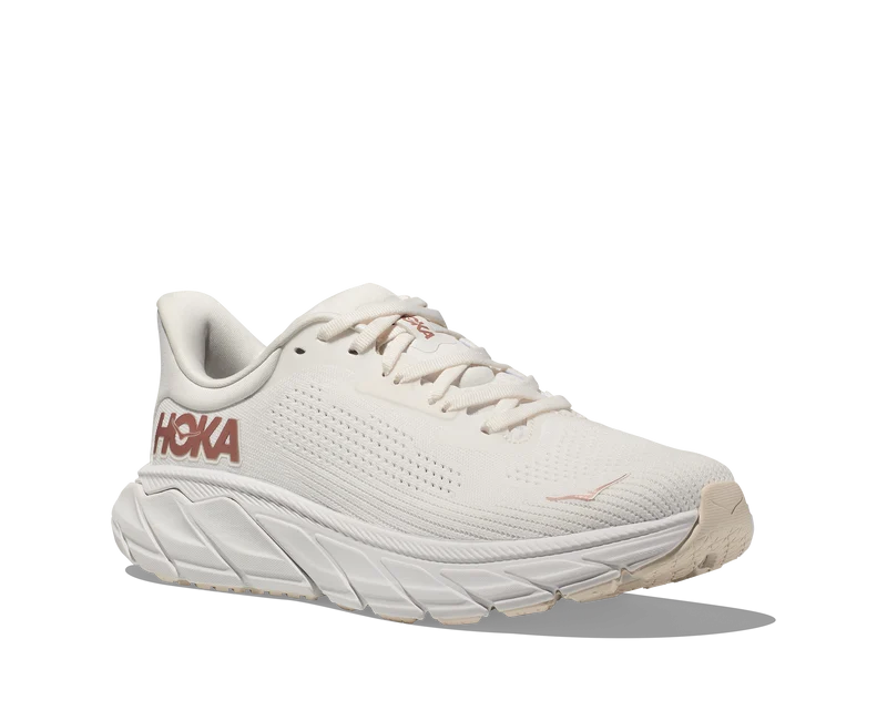Hoka Arahi 7, Laufschuh, Damen, Blanc De Blanc/Rose Gold