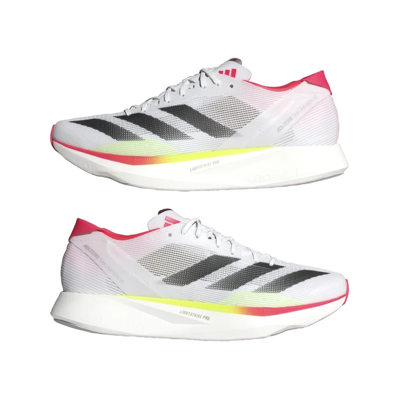 Adidas ADIZERO TAKUMI SEN 10, Laufschuh, Herrren, Cloud White/Core Black/Lucid Red