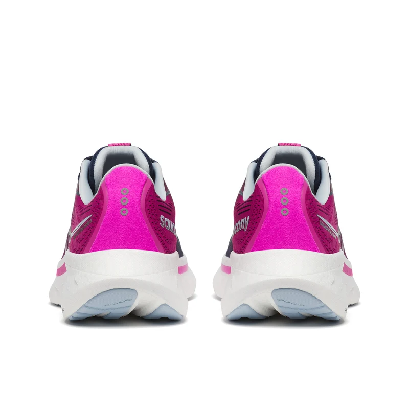 Saucony Ride 18, Laufschuh, Damen, NAVY/ FUCHSIA