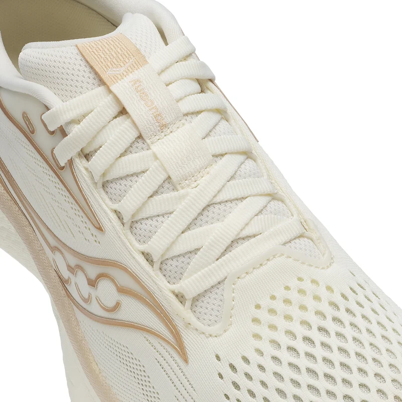 Saucony Ride 18, Laufschuh, Damen, VANILLA