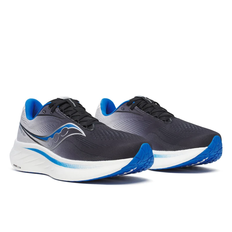 Saucony Ride 18, Laufschuh, Herren, BLACK/SKYDIVER