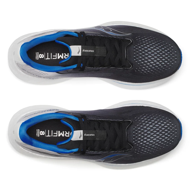 Saucony Ride 18, Laufschuh, Herren, BLACK/SKYDIVER