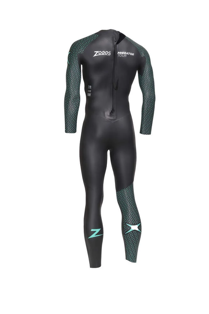 Zoggs PREDATOR TOUR FS, Black/Blue, Neoprenanzug, Herren 2026