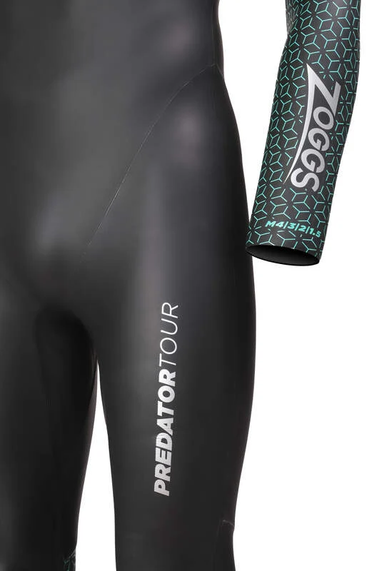 Zoggs PREDATOR TOUR FS, Black/Blue, Neoprenanzug, Damen 2026