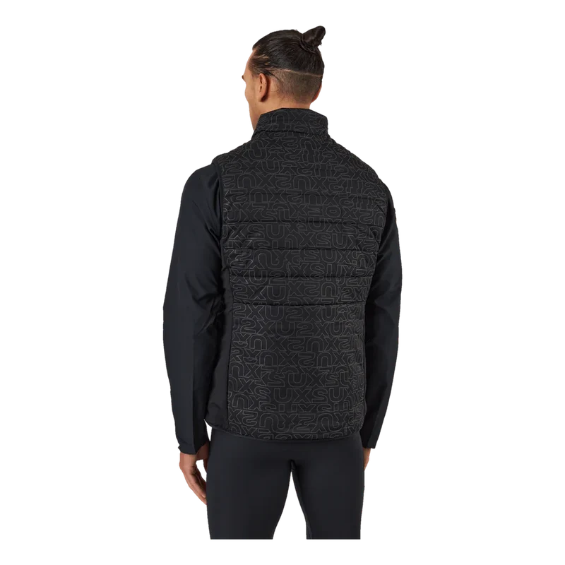 2XU Ignition Insulation Vest, Herren, Black/Abstract Monogram