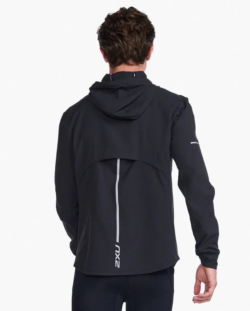 2XU Aero Jacket, Laufjacke, Herren, Black/Silver Reflective
