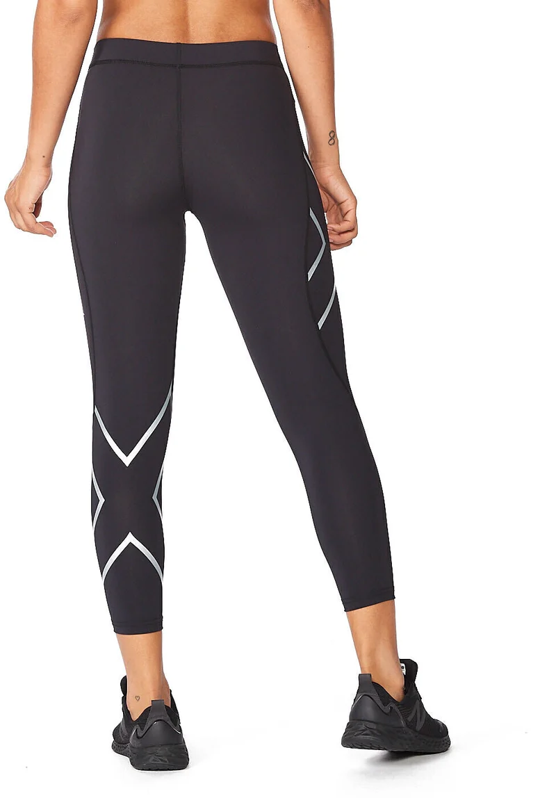 2XU Core Compression 7/8 Tights, Laufhose, Damen, Black/Silver