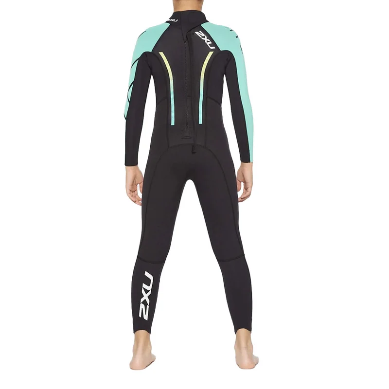2XU Propel: Youth Wetsuit, Kinder, schwarz/türkis