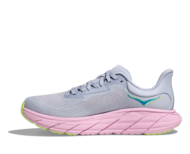 Hoka Arahi 7, Laufschuh, Damen, Gull/Pink Twilight