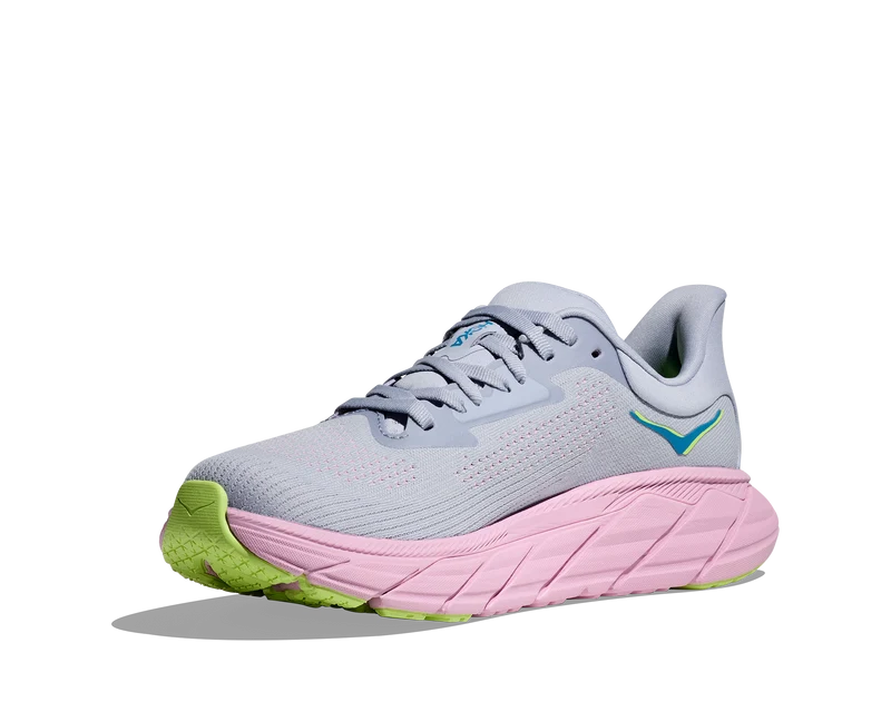 Hoka Arahi 7, Laufschuh, Damen, Gull/Pink Twilight