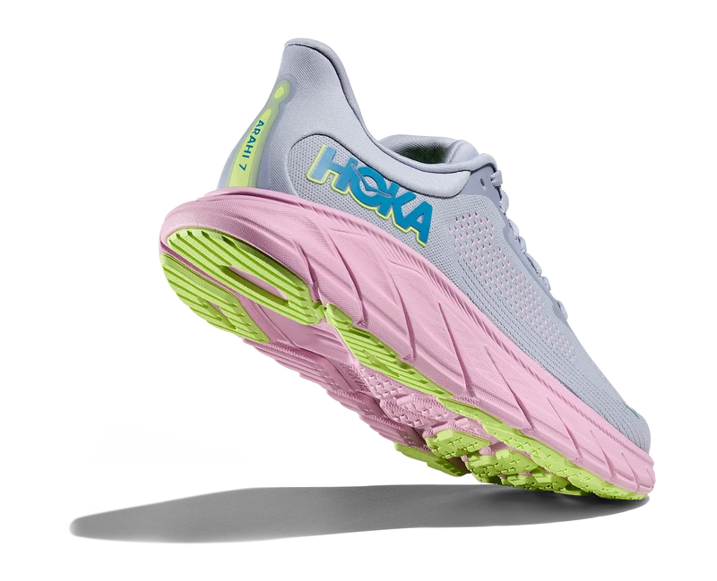 Hoka Arahi 7, Laufschuh, Damen, Gull/Pink Twilight