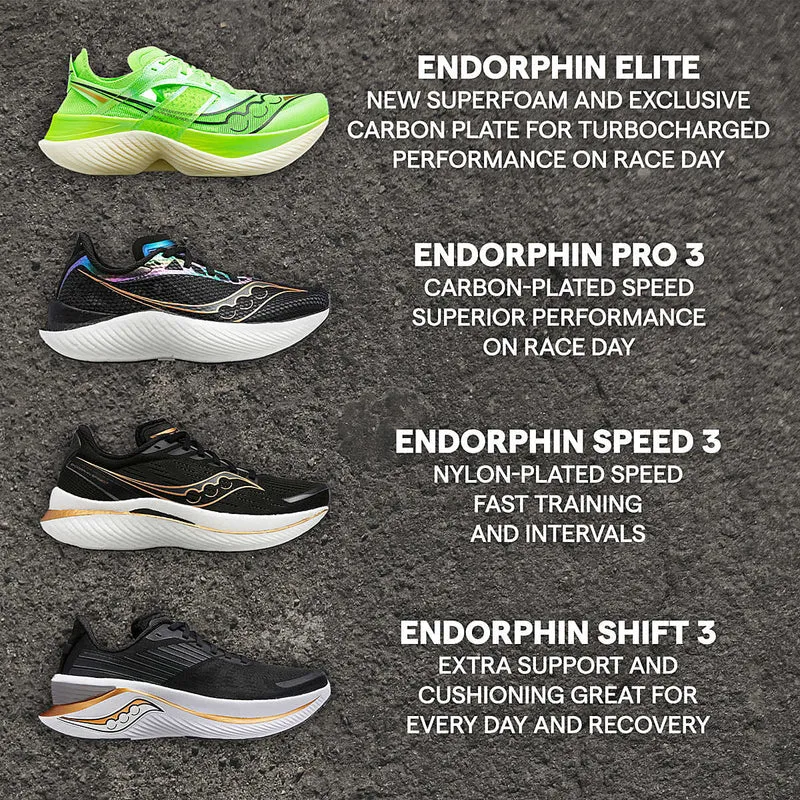 Saucony Endorphin Elite, Herren, white/vizired blanc