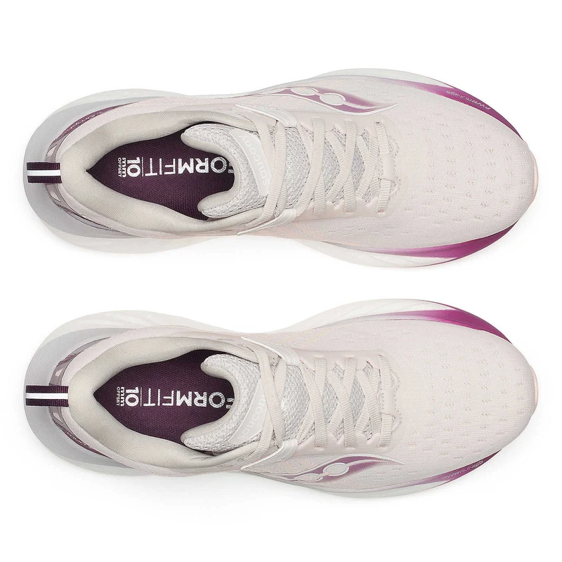 Saucony Triumph 22, Damen, Moon/Eggplant