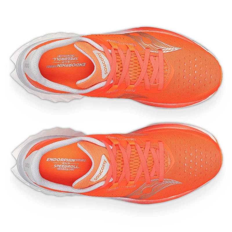 Saucony Endorphin Speed 4, Laufschuhe, Damen, Vizired Rouge