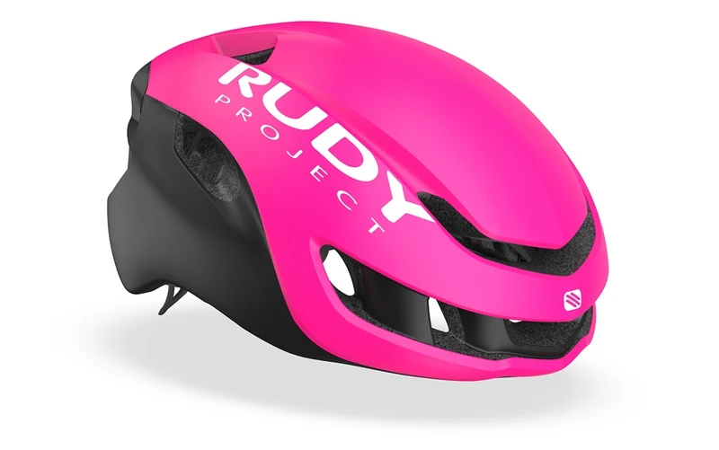 RUDY Project Nytron, pink fluo/black matte, Radhelm, pink/schwarz