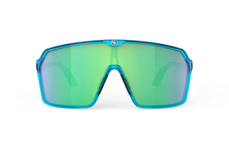 RUDY Project Sun.Spinshield Crystal Azur - Multilaser Green, Radbrille, Sportbrille, blau/grün