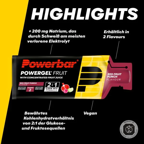Powerbar Powergel Fruit, Red Fruit, 41g