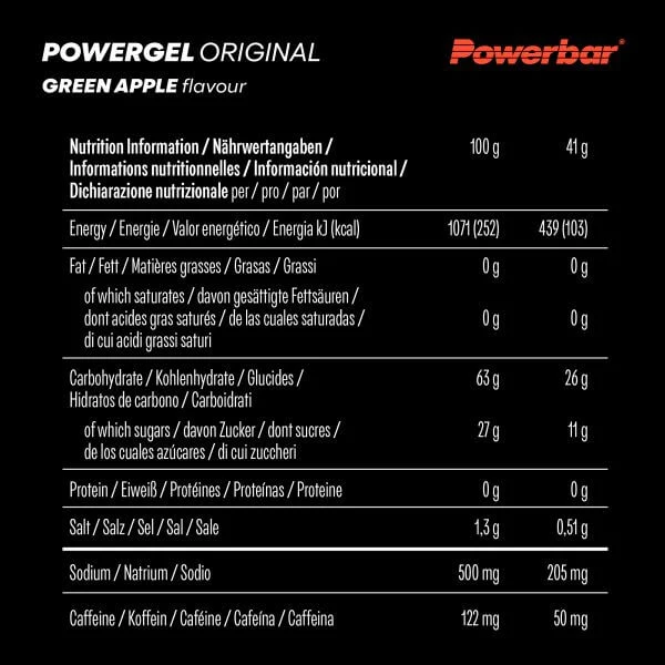 Powerbar Powergel Original, Green Apple, 41g