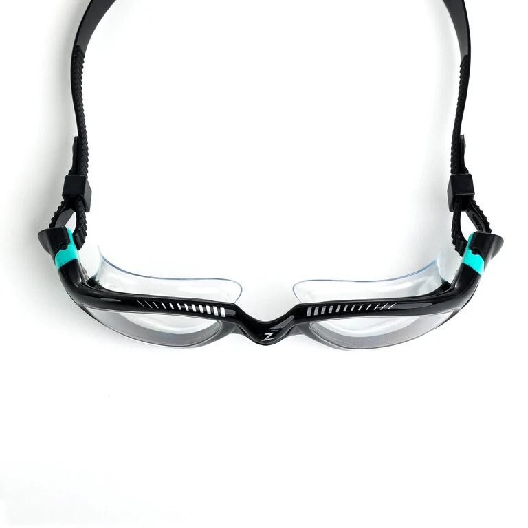 Zoggs Tiger LSR+, Black/Turquoise/Clear